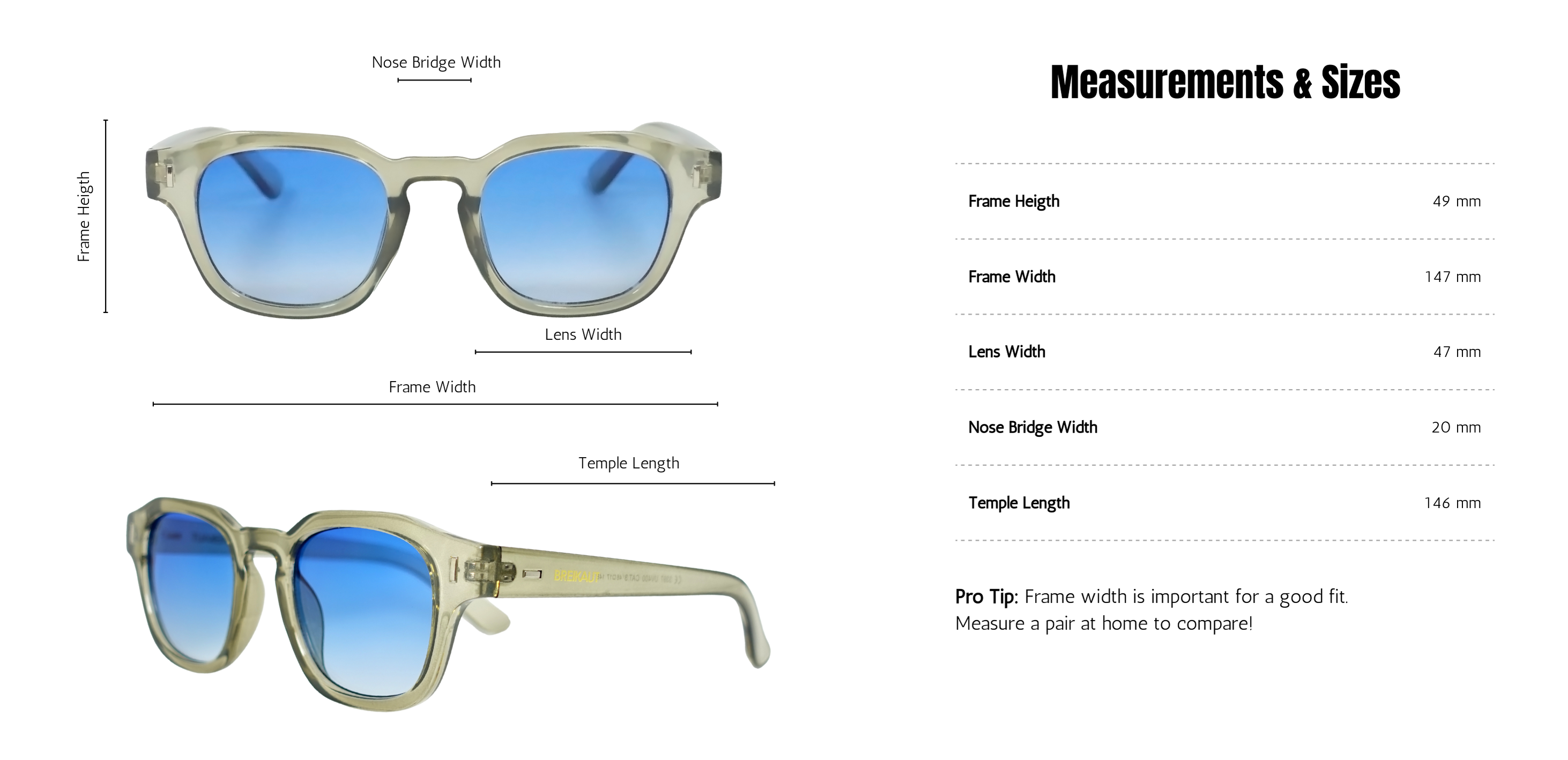 Product Size