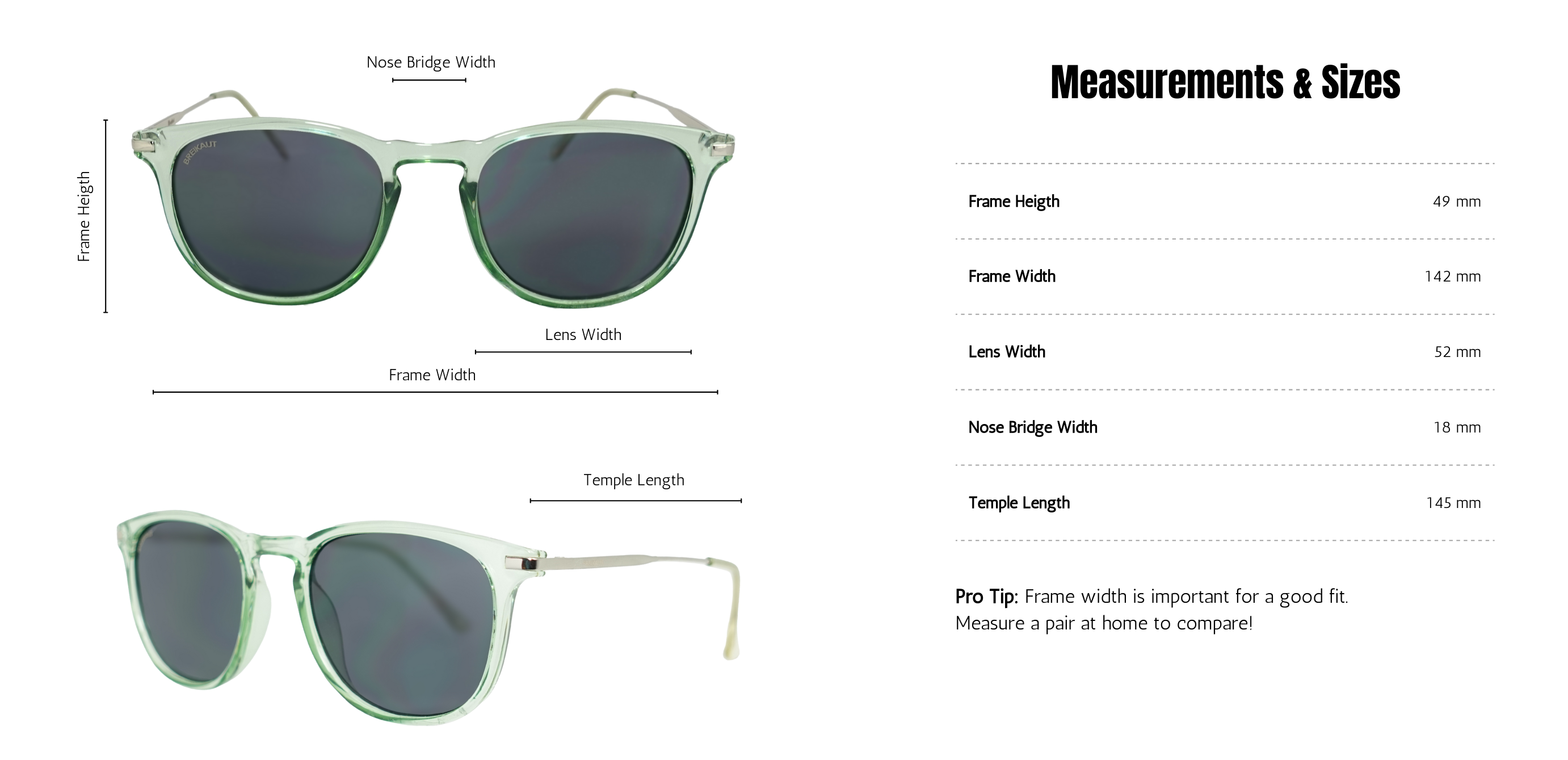 Product Size
