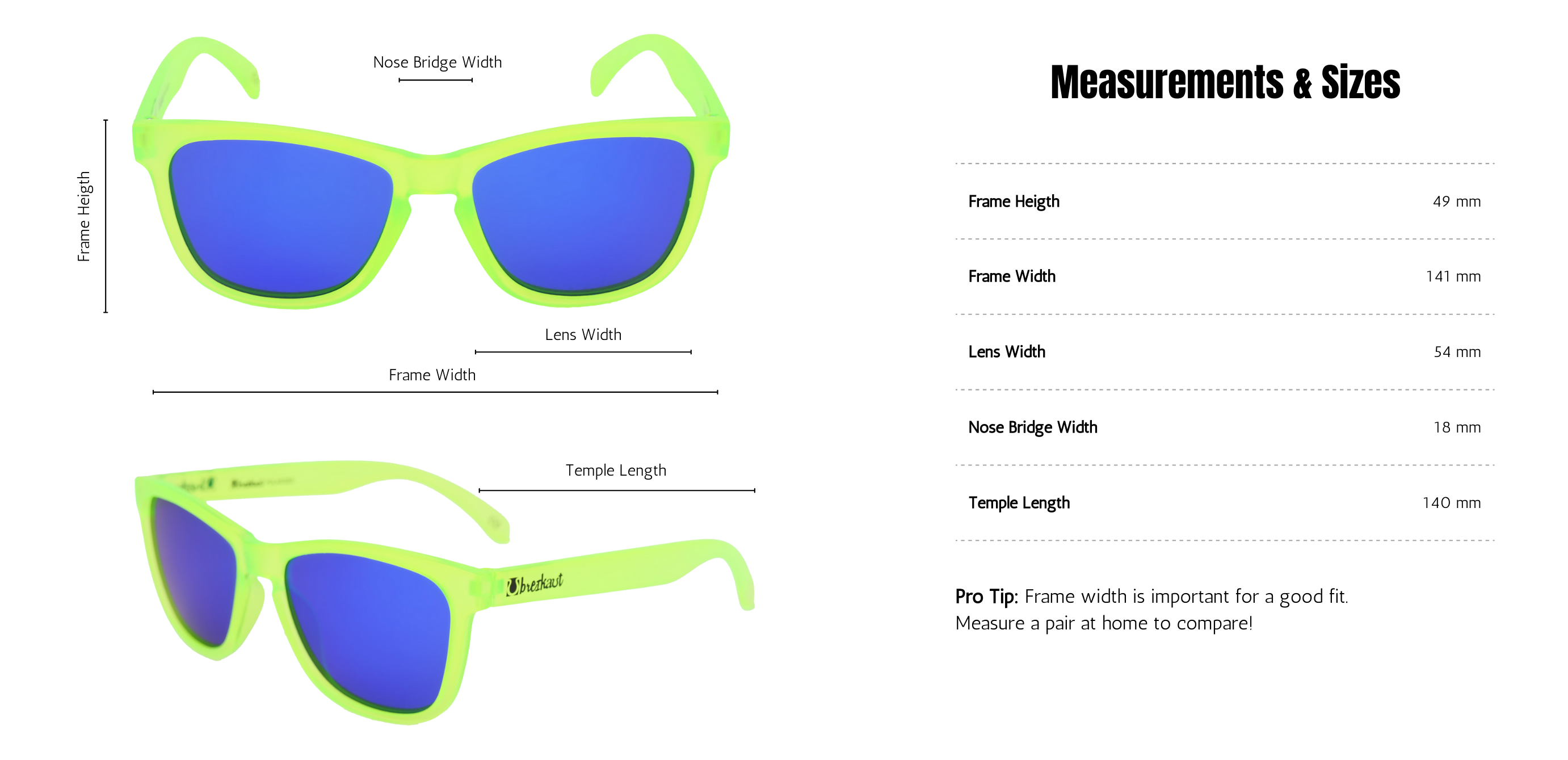 Product Size